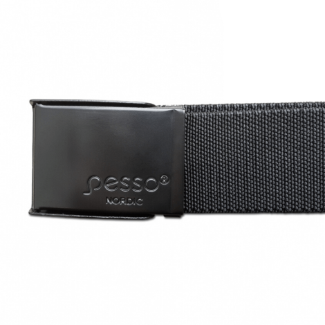 Elastic textile belt Pesso 120, black pessosafety.eu