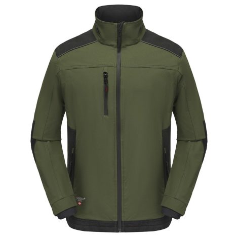 Workwear jacket Pesso Nexus 185, Olive Green | 4-Way Stretch | pessosafety.eu