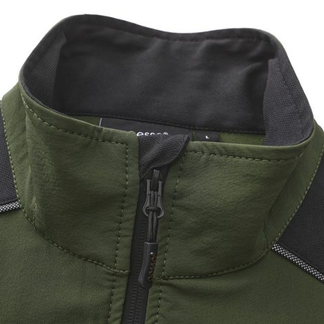 Workwear jacket Pesso Nexus 185, Olive Green | 4-Way Stretch | pessosafety.eu