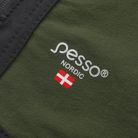 Workwear jacket Pesso Nexus 185, Olive Green | 4-Way Stretch | pessosafety.eu