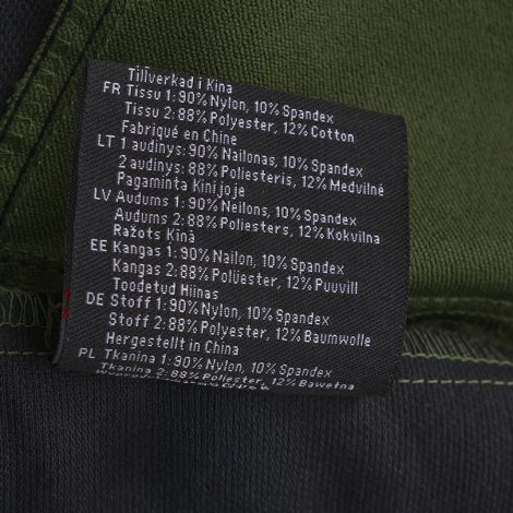 Workwear jacket Pesso Nexus 185, Olive Green | 4-Way Stretch | pessosafety.eu
