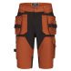 Workwear shorts Pesso Titan Flexpro 125, Mountain Brown | 4-Way Stretch | Pesso Workwear | pessosafety.eu