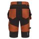 Workwear shorts Pesso Titan Flexpro 125, Mountain Brown | 4-Way Stretch | Pesso Workwear | pessosafety.eu