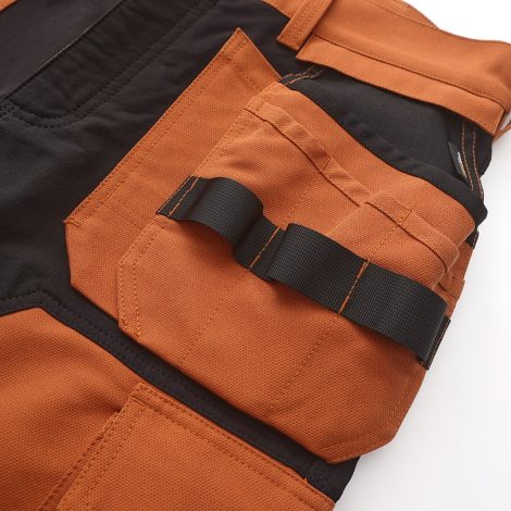 Workwear shorts Pesso Titan Flexpro 125, Mountain Brown | 4-Way Stretch | Pesso Workwear | pessosafety.eu