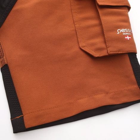 Workwear shorts Pesso Titan Flexpro 125, Mountain Brown | 4-Way Stretch | Pesso Workwear | pessosafety.eu