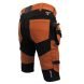 Workwear shorts Pesso Titan Flexpro 125, Mountain Brown | 4-Way Stretch | Pesso Workwear | pessosafety.eu