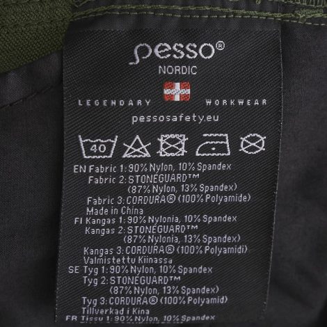 Workwear trousers Pesso Nexus 185, Olive Green | 4-Way Stretch | Pesso workwear | pessosafety.eu Workwear trousers Pesso Nexus 185, Olive Green | 4-Way Stretch | Pesso workwear | pessosafety.eu