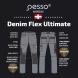 Denim Flex Ultimate Stretch Poly-Cotton trousers KD155_Grey