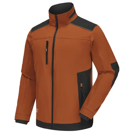 Workwear jacket Pesso Nexus 185, Mountain Brown | 4-Way Stretch | pessosafety.eu