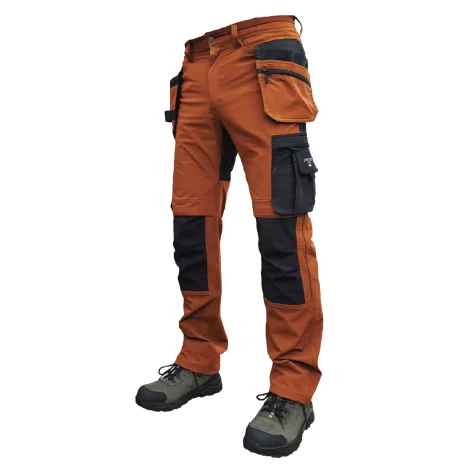 Workwear trousers Pesso Nexus 185, Olive Green | 4-Way Stretch | Pesso workwear | pessosafety.eu | KD185_OG