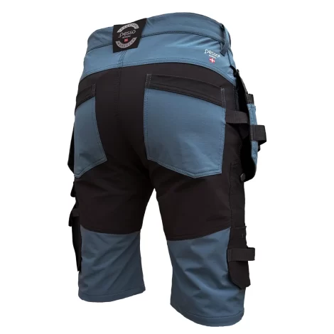 Workwear shorts Pesso Nexus 185, Blue| 4-Way Stretch | pessosafety.eu