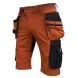 Workwear shorts Pesso Nexus 185, Mountain Brown | 4-Way Stretch | pessosafety.eu