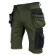 Workwear shorts Pesso Nexus 185, Olive Green | 4-Way Stretch | pessosafety.eu