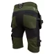 Workwear shorts Pesso Nexus 185, Olive Green | 4-Way Stretch | pessosafety.eu